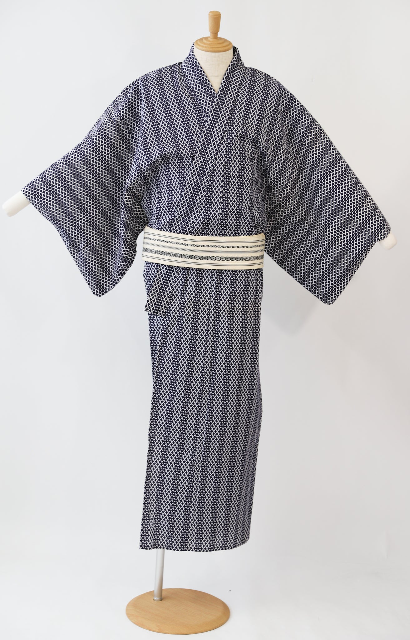 Men's Yukata and Obi Set ◆tms544