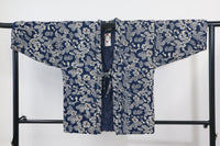 花柄 綿入れはんてん / Japanese Style Cotton Hanten◆th687