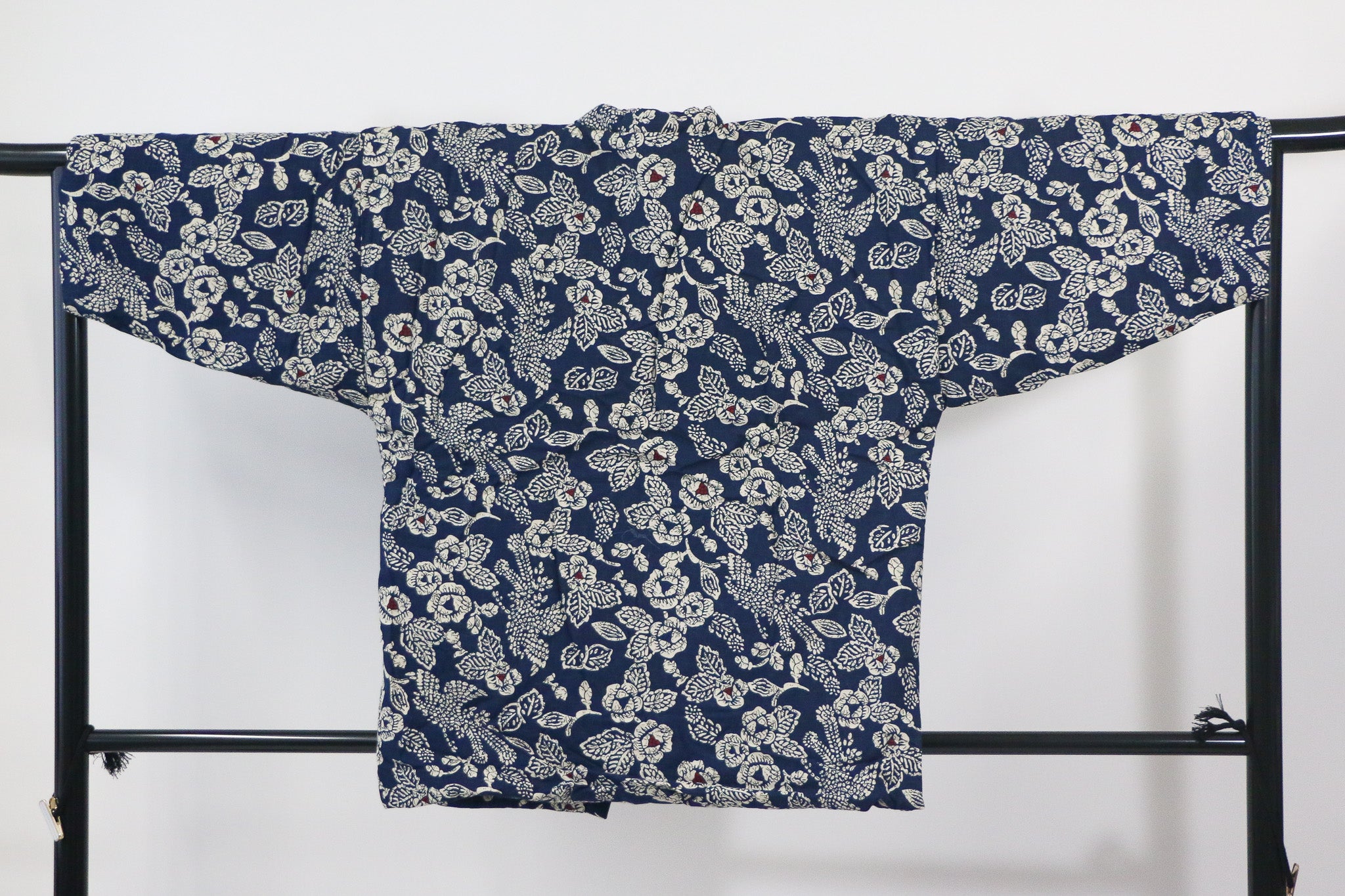 花柄 綿入れはんてん / Japanese Style Cotton Hanten◆th687