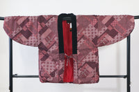 冬用 和柄半纏 / Warm Padded Hanten Jacket◆th689