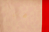 Red Bridal “Hikizuri” Kimono – Embroidered Floral Pattern / 朱赤の引き振袖・金糸の総柄刺繍◆twff714