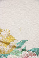 Bridal Uchikake – Gold Cranes & Peony Pattern / 白打掛 金鶴×牡丹  Traditional Japanese Wedding Kimono / 花嫁衣裳 打掛◆twu717