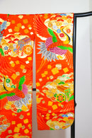 Bridal Uchikake – Gold Cranes & Peony Pattern / 白打掛 金鶴×牡丹  Traditional Japanese Wedding Kimono / 花嫁衣裳 打掛◆twu718