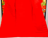 Bridal Uchikake – Gold Cranes & Peony Pattern / 白打掛 金鶴×牡丹  Traditional Japanese Wedding Kimono / 花嫁衣裳 打掛◆twu718