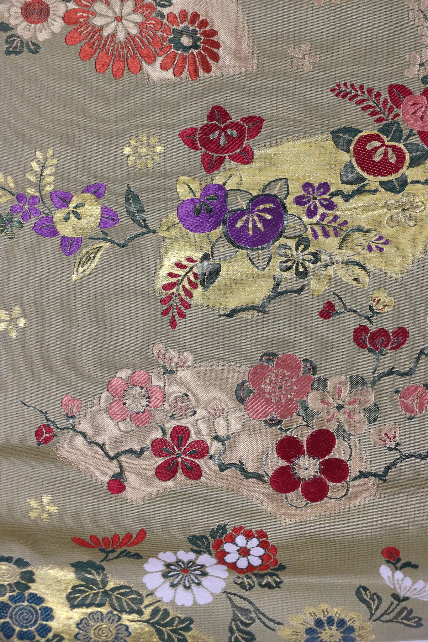 Vintage Nagoya Obi Belt Set / アンティーク名古屋帯 5本セット（色鮮やか・個性柄）◆ton727