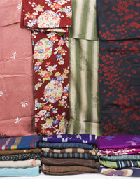 Antique Kimono 20-Piece Bulk Set / アンティーク着物20点まとめ売り◆twk729