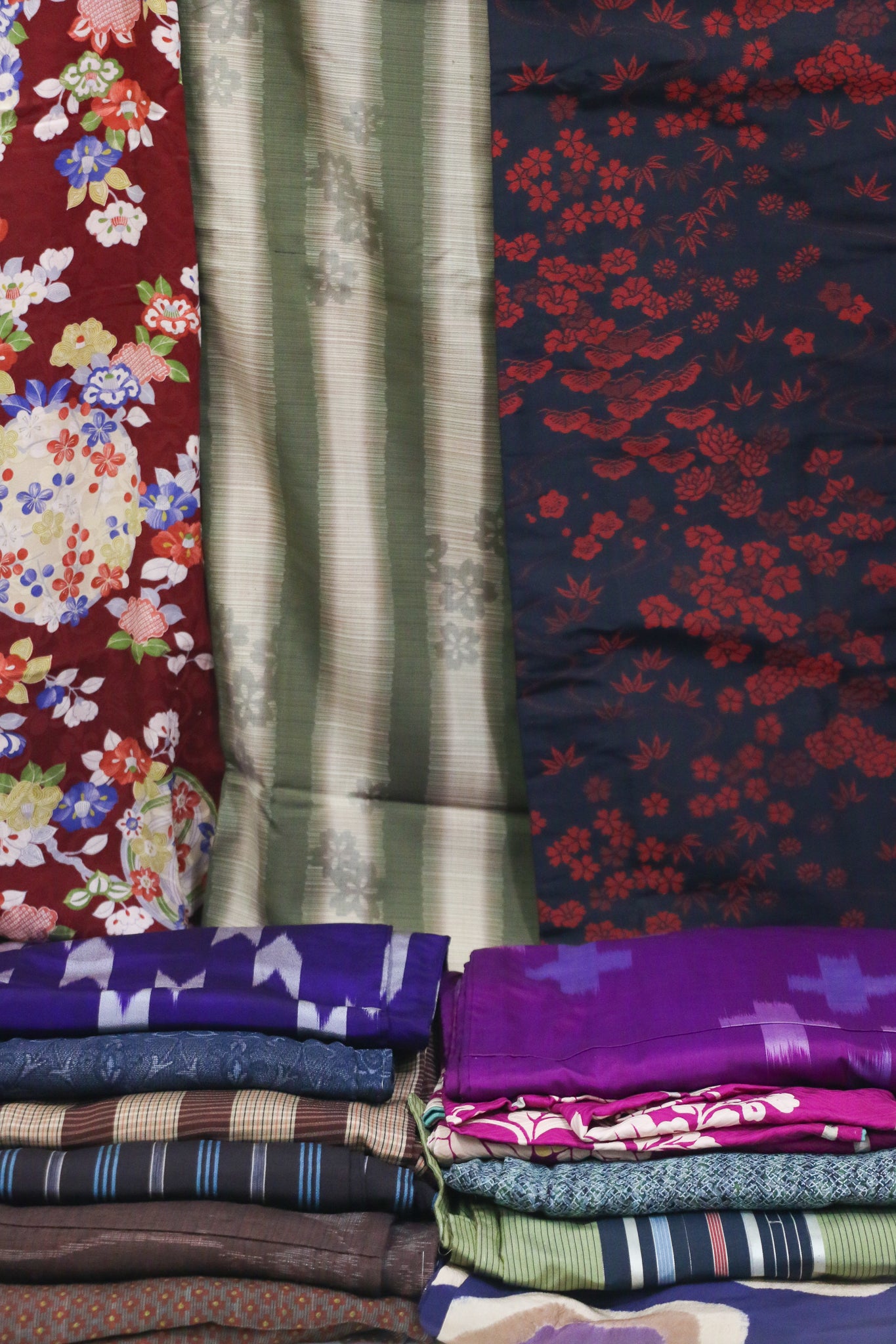 Antique Kimono 20-Piece Bulk Set / アンティーク着物20点まとめ売り◆twk729