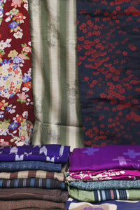 Antique Kimono 20-Piece Bulk Set / アンティーク着物20点まとめ売り◆twk729