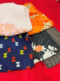 ◇KWHS001 女性羽織 まとめ売り5点 Haori 古着 レトロ　中古品 和服