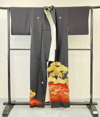 ◇KWT001 黒留袖 kurotome  formal 古着 和服