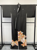 ◇KWT002 黒留袖 kurotome  formal 古着 和服
