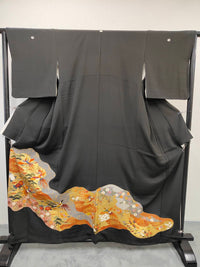 ◇KWT008 黒留袖 kurotome  formal 古着 和服