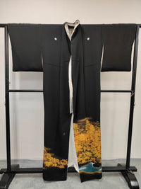◇KWT009 黒留袖 kurotome  formal 古着 和服