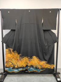 ◇KWT009 黒留袖 kurotome  formal 古着 和服