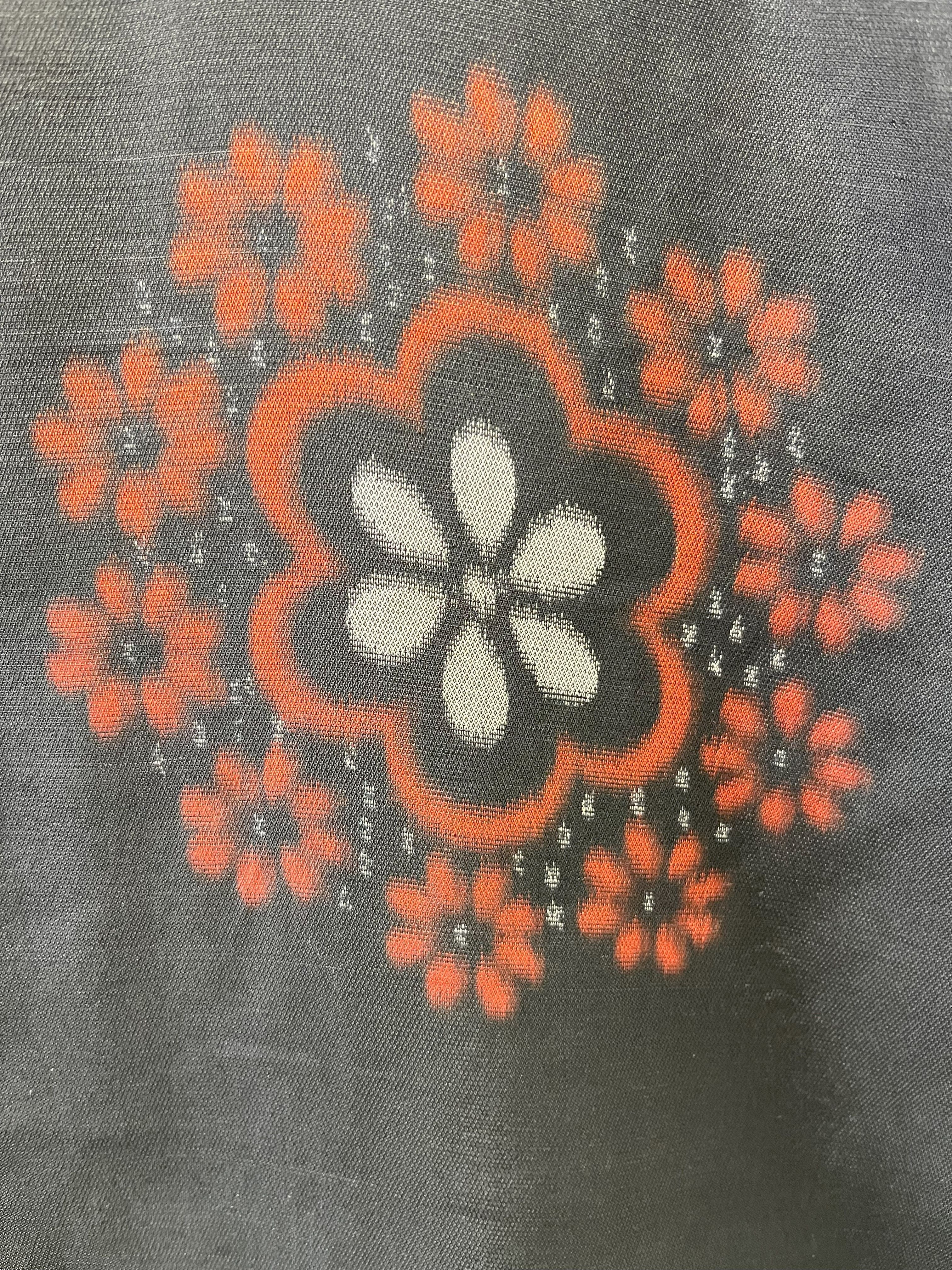 ◇KWH026 羽織 Haori 黒 古着 レトロ 和服