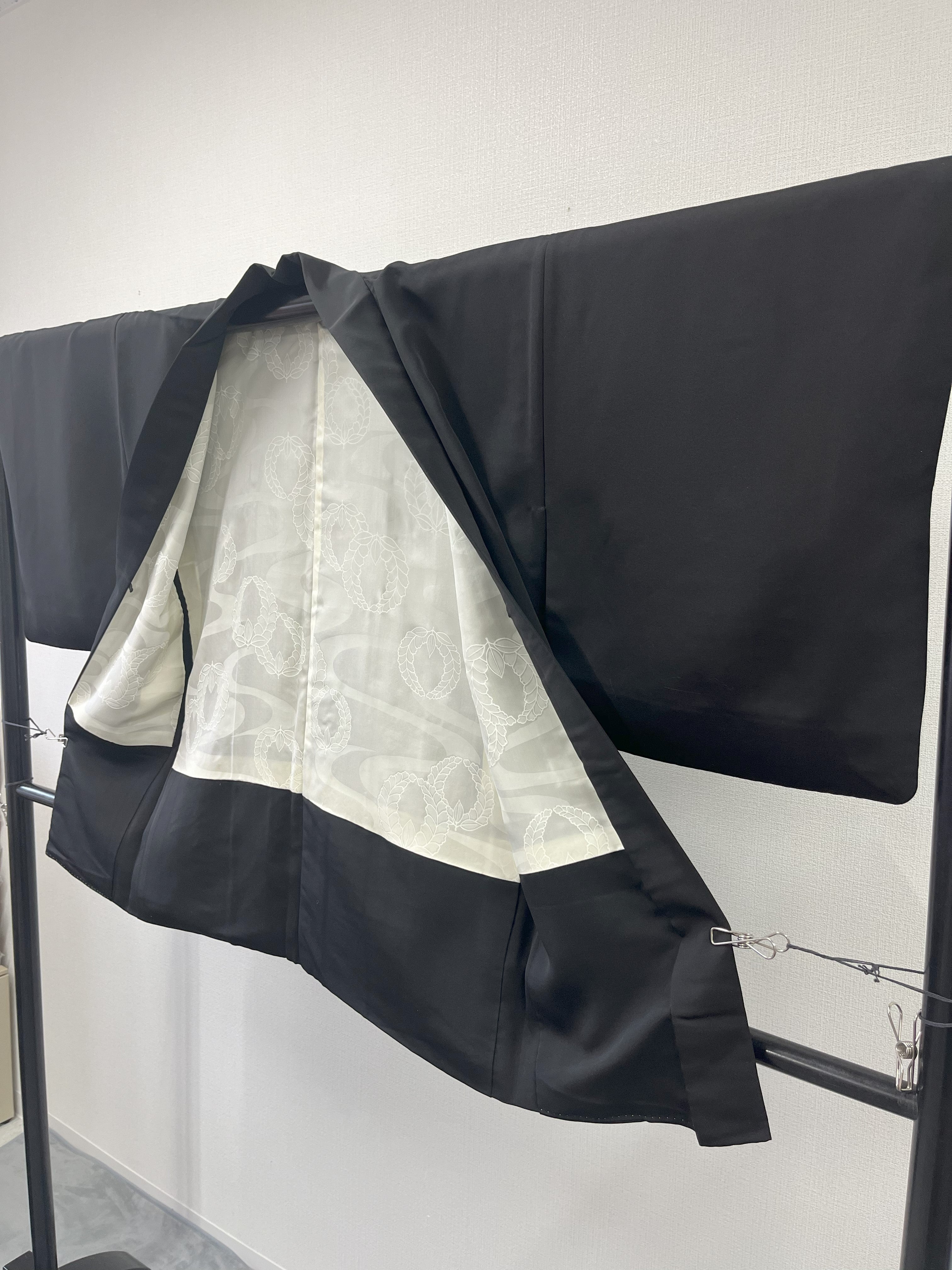 ◇KWH027 羽織 黒羽織 Haori 古着 レトロ 和服