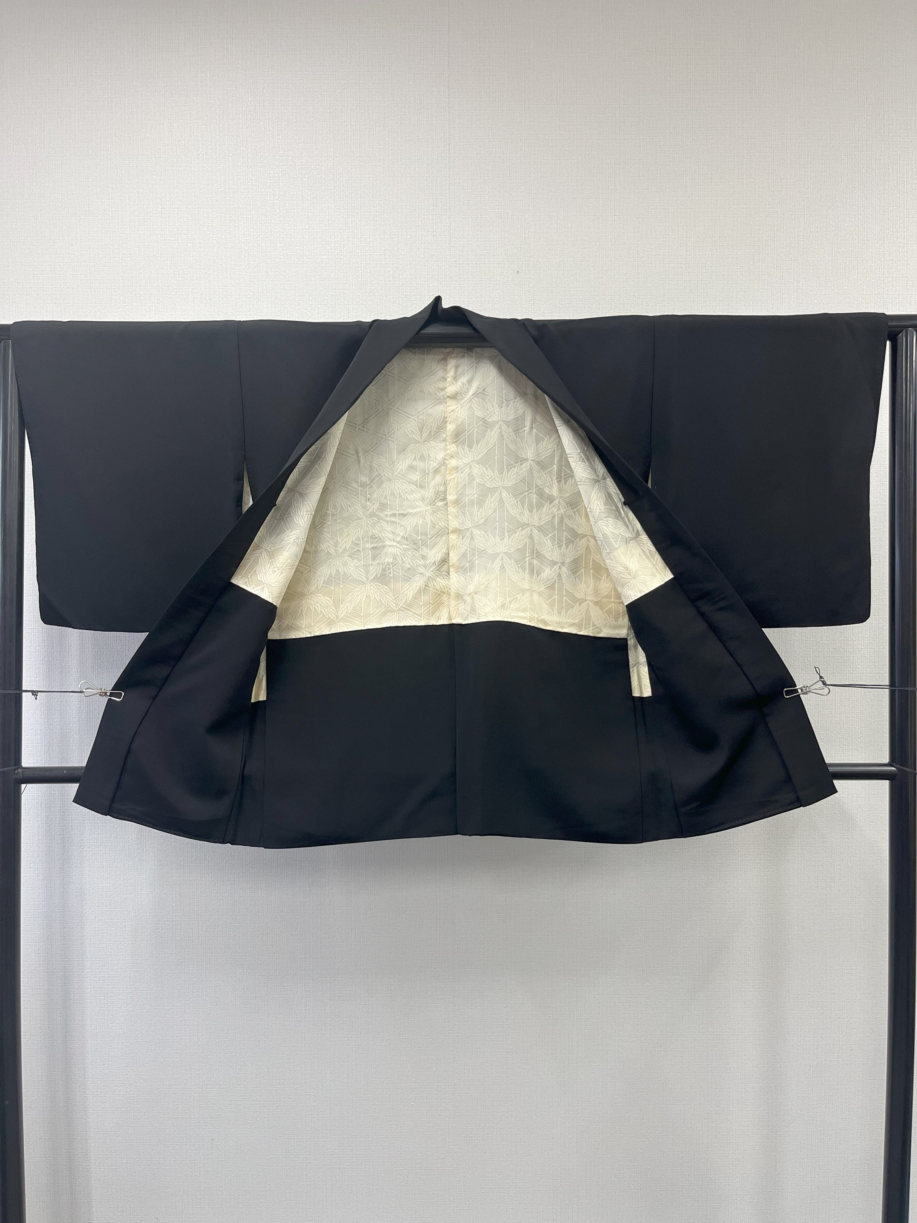◇KWH028 羽織 黒羽織 Haori 古着 レトロ 和服