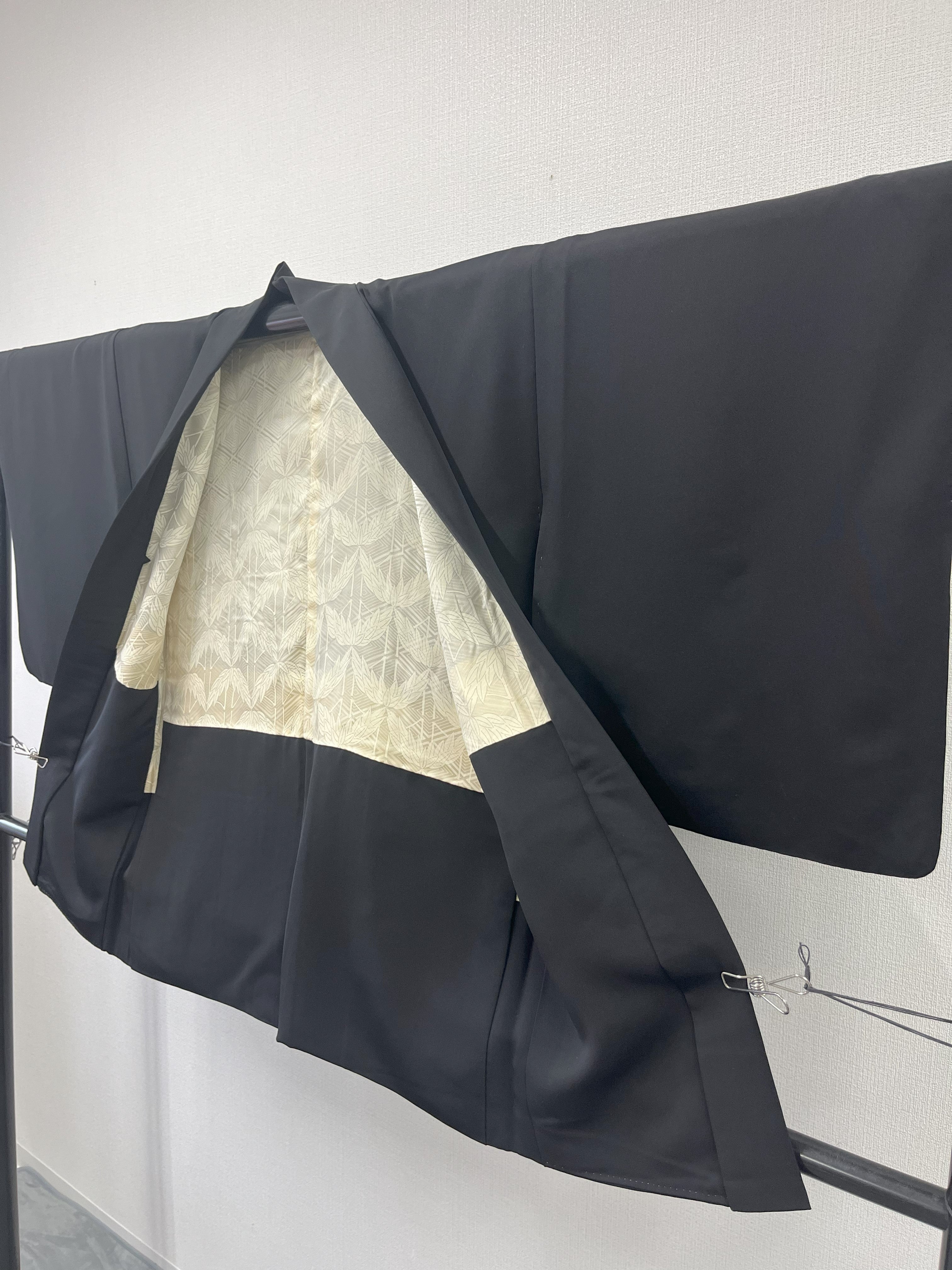 ◇KWH028 羽織 黒羽織 Haori 古着 レトロ 和服