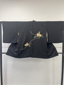 ◇KWH028 羽織 黒羽織 Haori 古着 レトロ 和服