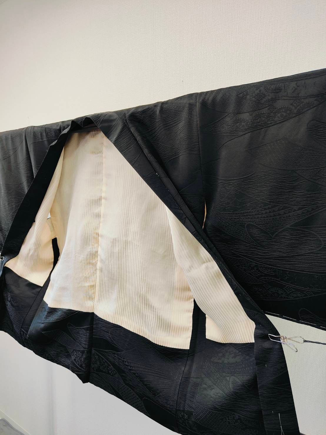 ◇KWH036 羽織 黒羽織 Haori 古着 レトロ 和服