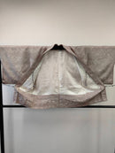◇KWH037 羽織 袷羽織 紐付き Haori グレー 古着 レトロ 和服