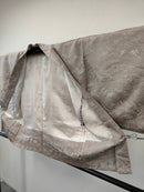 ◇KWH037 羽織 袷羽織 紐付き Haori グレー 古着 レトロ 和服