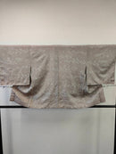 ◇KWH037 羽織 袷羽織 紐付き Haori グレー 古着 レトロ 和服