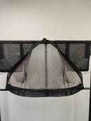 ◇KWH045 羽織 シースルー 薄手 Haori 黒 古着 レトロ 和服
