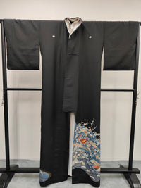 ◇KWT010 黒留袖 kurotome  formal 古着 和服