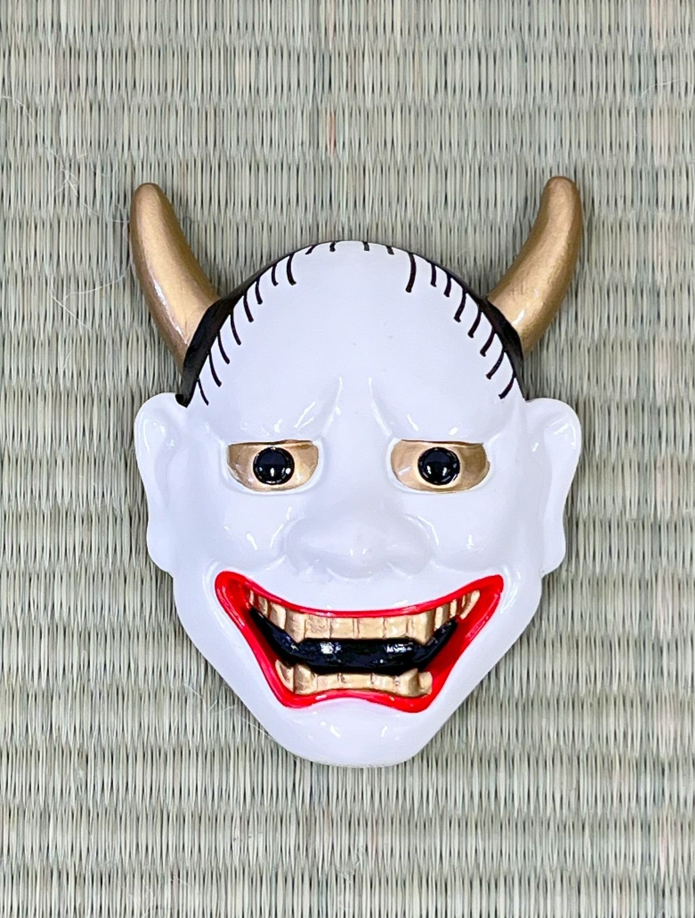 KM050 般若 マグネット 開運 魔除け 招福 縁起物 新品