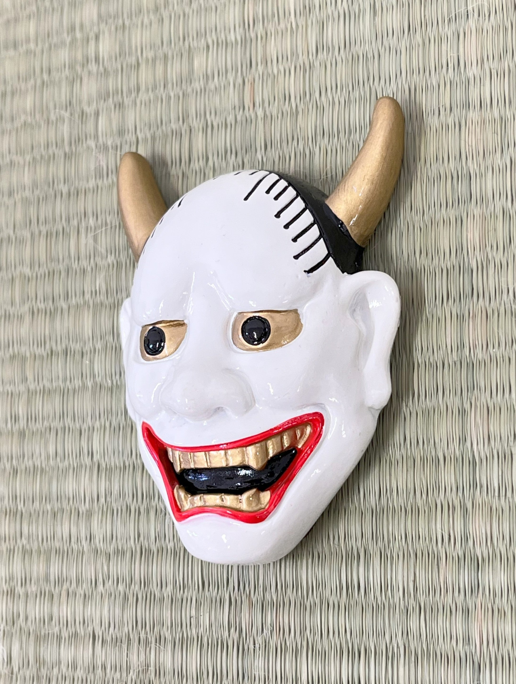 KM050 般若 マグネット 開運 魔除け 招福 縁起物 新品