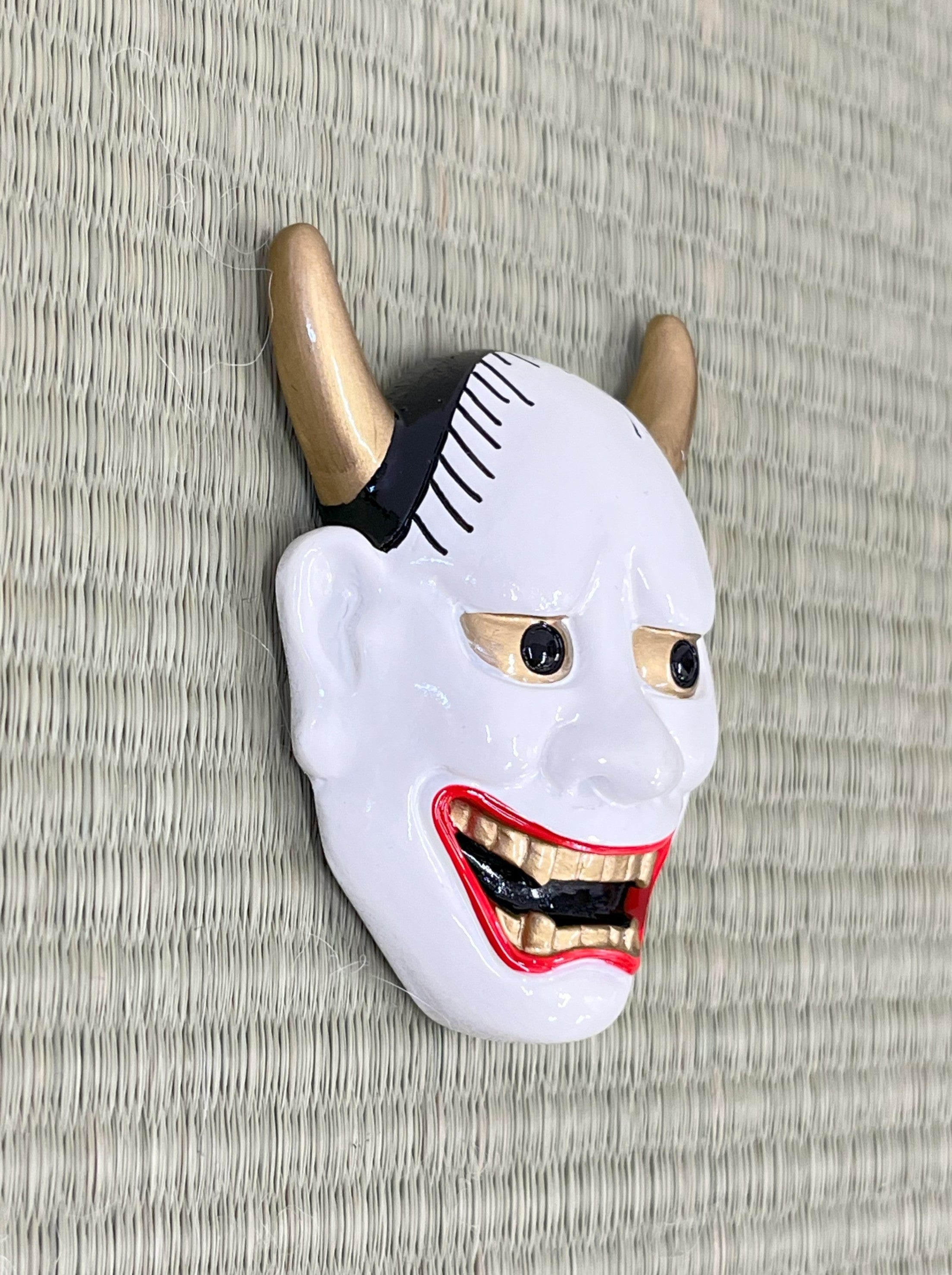 KM050 般若 マグネット 開運 魔除け 招福 縁起物 新品