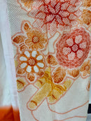 ♦KJ049 Women's Furisode used Japanese clothes