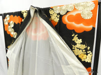 ◆KWF031 引き振袖 金銀箔 花嫁衣装 結婚式 豪華  刺繍 婚礼 ウエディング 古着