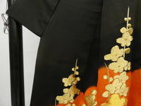 ◆KWF031 引き振袖 金銀箔 花嫁衣装 結婚式 豪華  刺繍 婚礼 ウエディング 古着