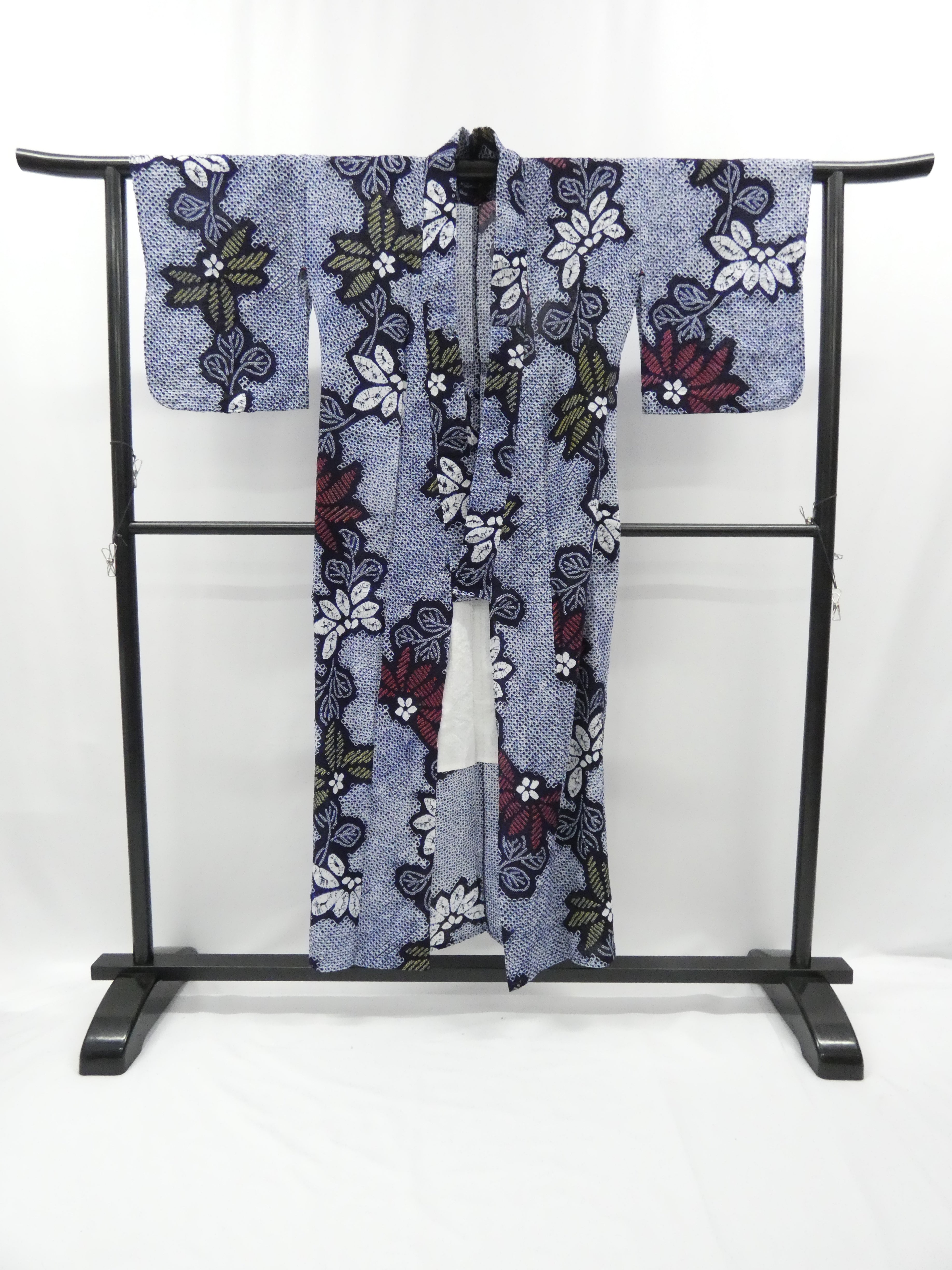 ◇KWS003 浴衣＋帯セット 古着 レトロ 和服