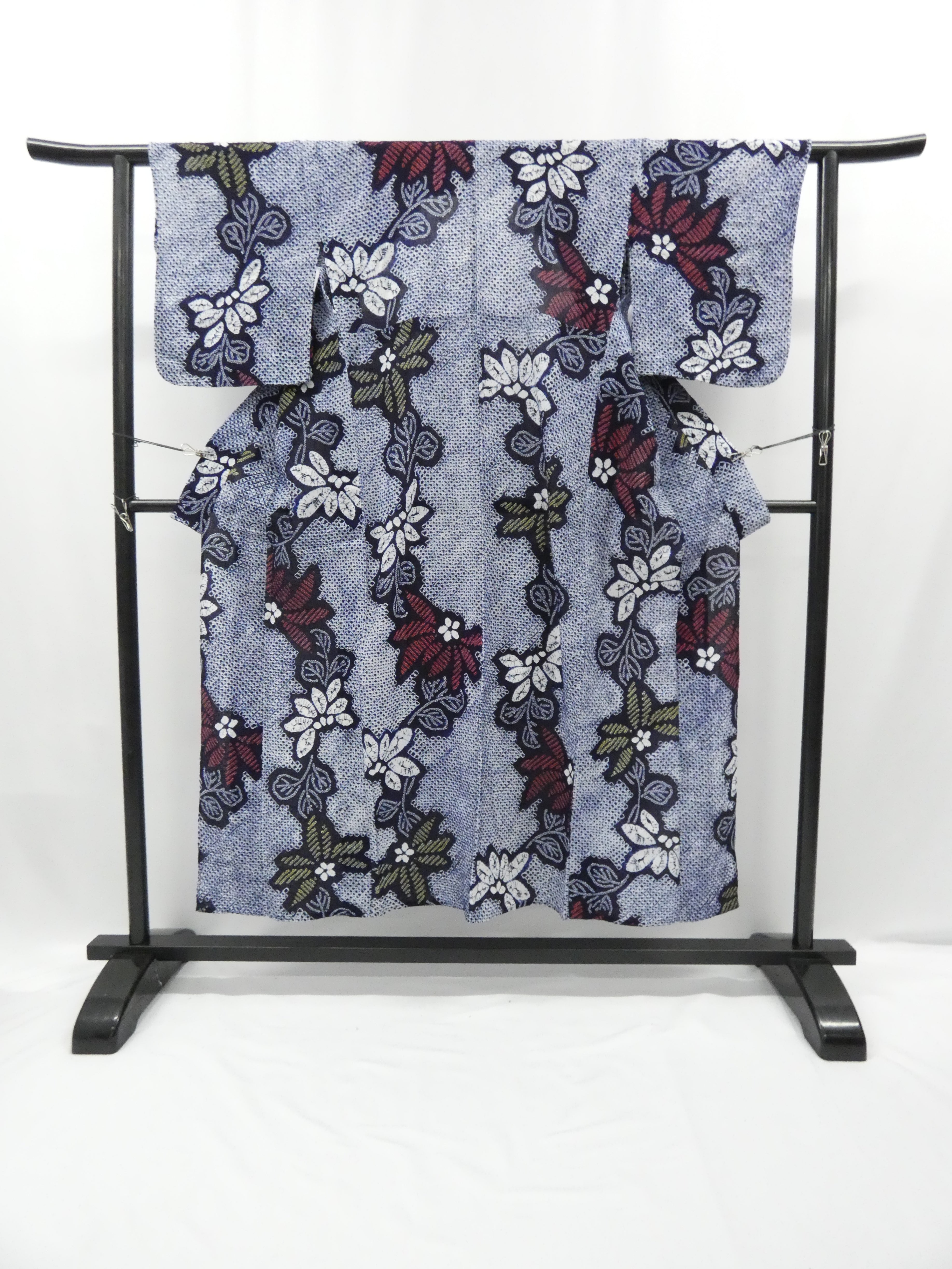 ◇KWS003 浴衣＋帯セット 古着 レトロ 和服