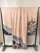 Furisode Pure Silk Vintage Kimono Wedding Ceremony Graduation Ceremony Coming of Age Ceremony◆twf357