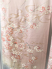 Furisode Pure Silk Vintage Kimono Wedding Ceremony Graduation Ceremony Coming of Age Ceremony◆twf357