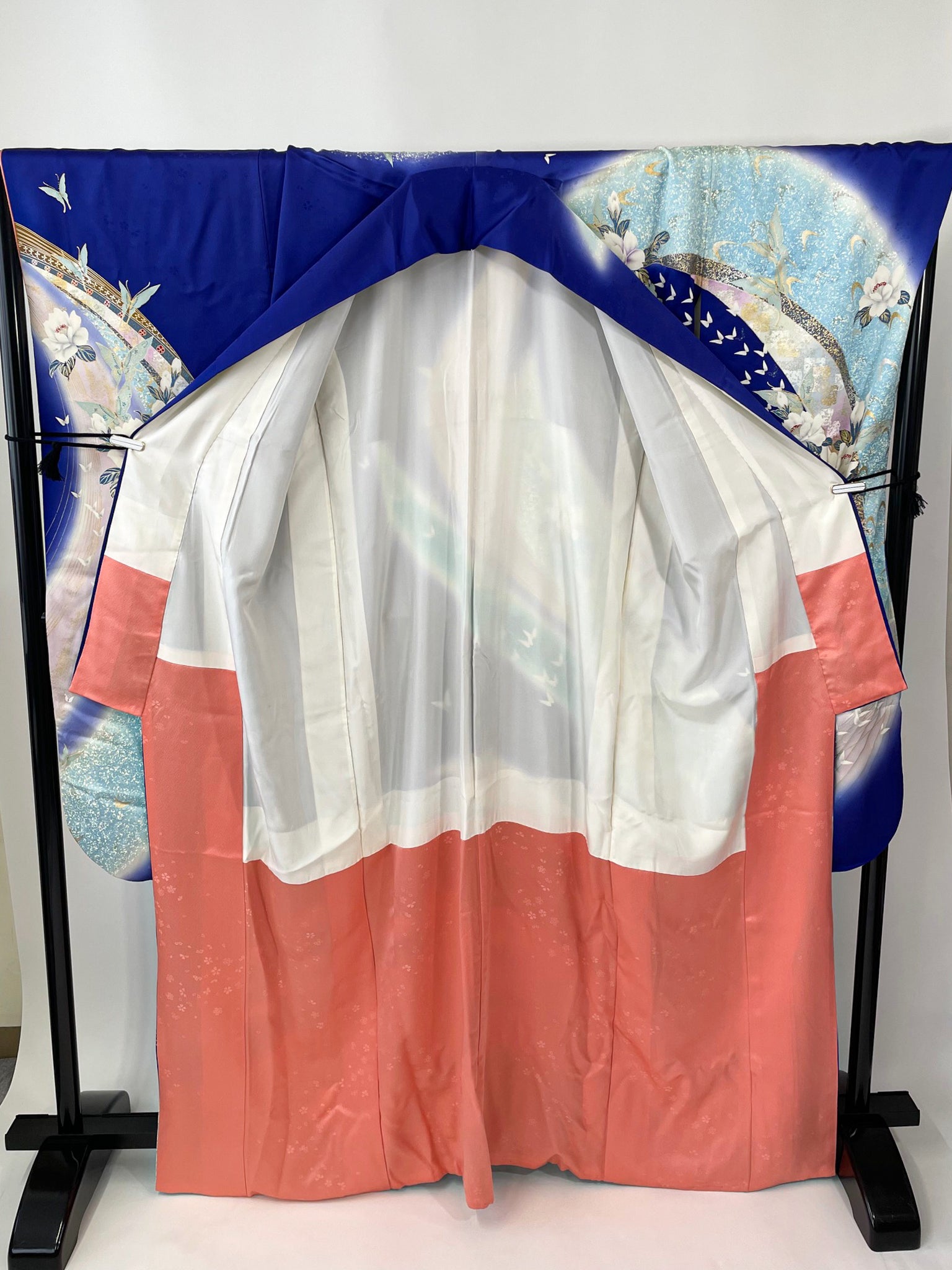 Furisode, long-sleeved kimono For display, for formal occasions◆twkf674