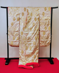 色打掛 花嫁衣装 豪華 逸品 刺繍 婚礼 結婚式 ウエディング 古着◆twu227