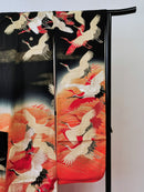 ♦KJ061 Kimono usato da donna, 5 pezzi, antico, formale, usato, abiti giapponesi