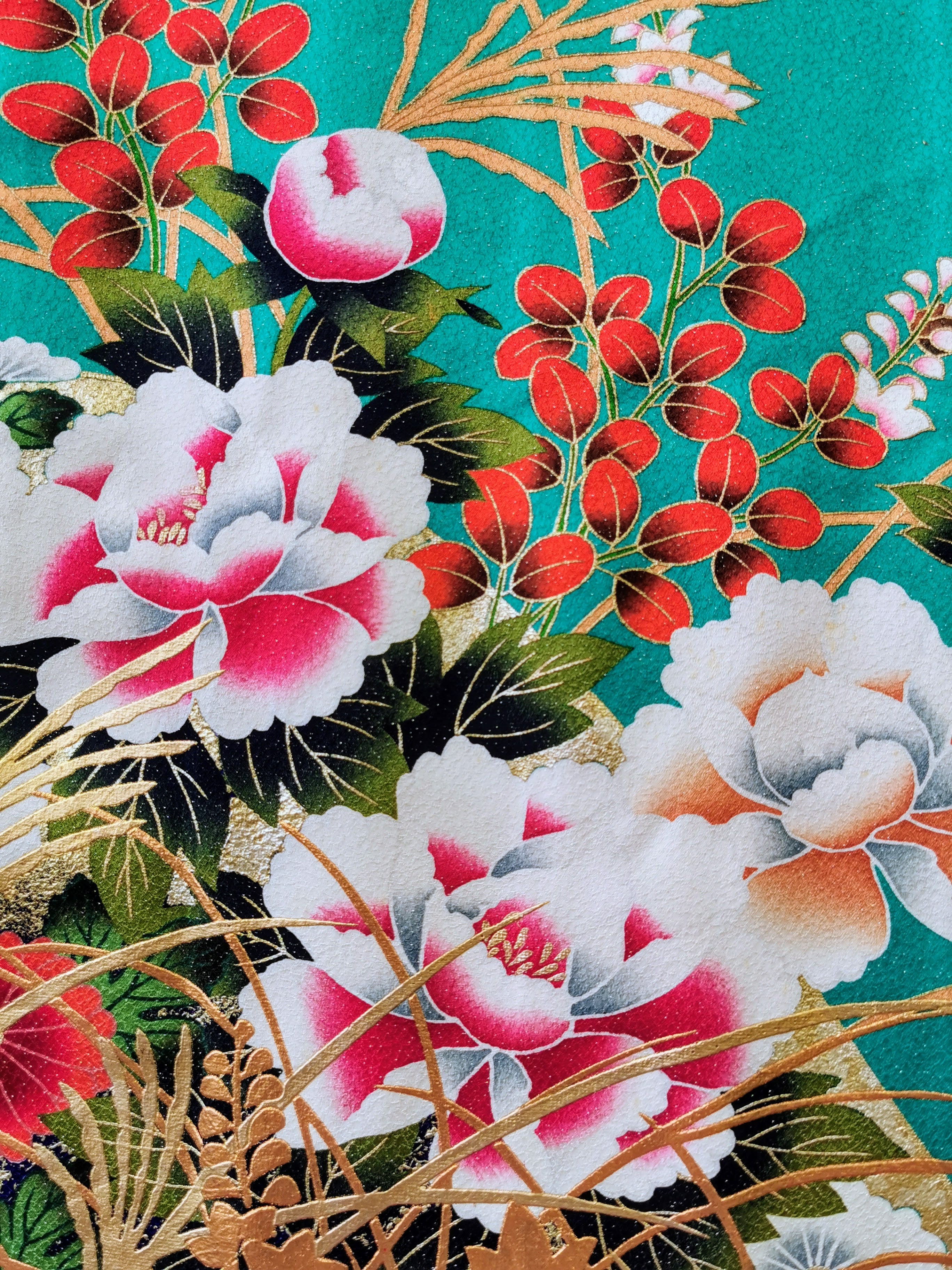 引き振袖 お引きずり 花嫁衣装 結婚式 豪華  金箔  刺繍 婚礼 ウエディング 古着◆twff223