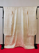 ♦KJ061 Kimono usato da donna, 5 pezzi, antico, formale, usato, abiti giapponesi