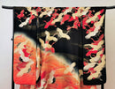 ♦KJ061 Kimono usato da donna, 5 pezzi, antico, formale, usato, abiti giapponesi