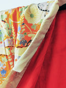 ♦KJ007 Women’s Wear under the kimono undershirt used(Nagazyuban)