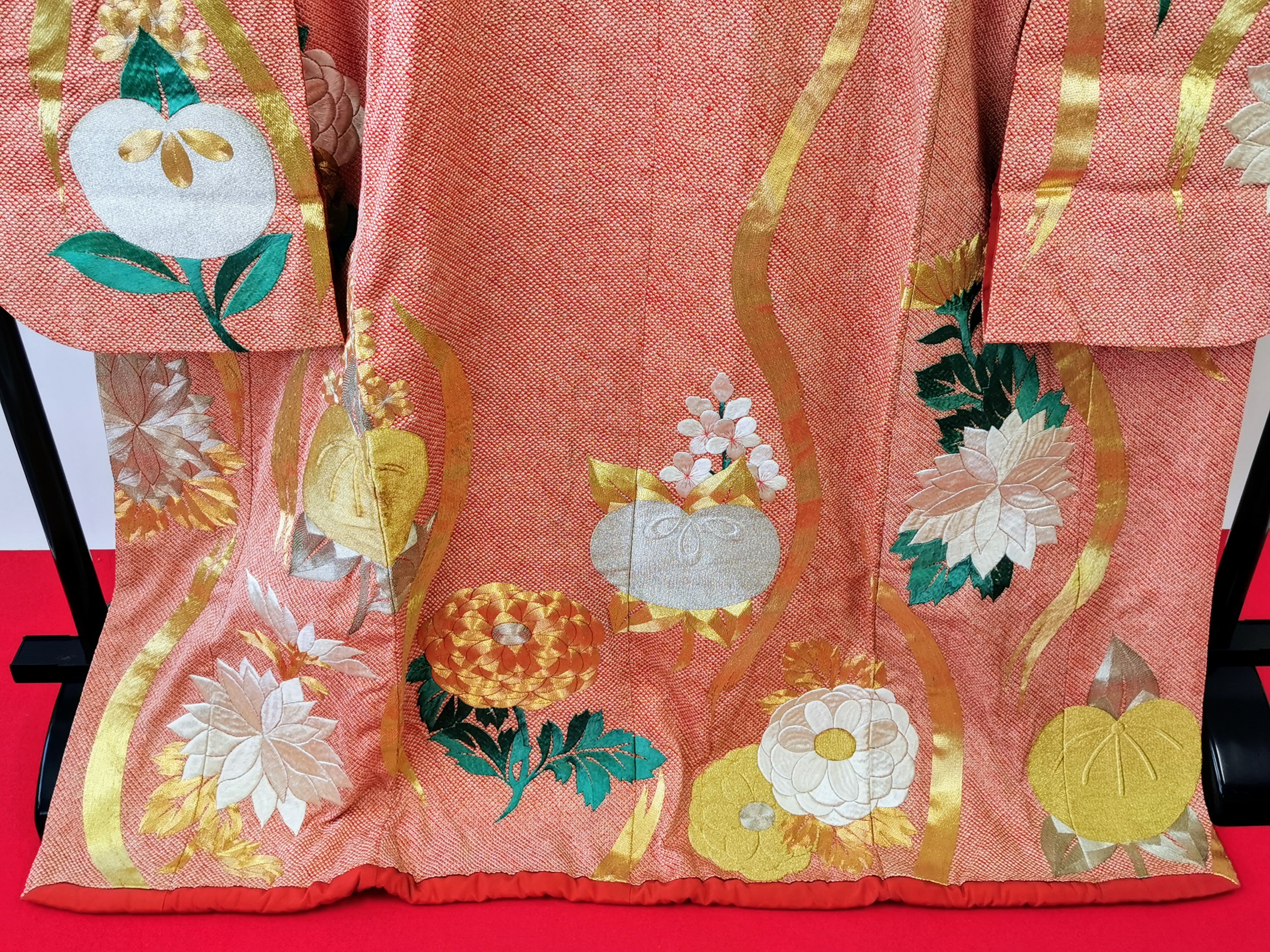 引き振袖 お引きずり 花嫁衣装 結婚式 豪華 総絞り 刺繍 婚礼