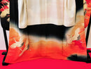 ♦KJ061 Kimono usato da donna, 5 pezzi, antico, formale, usato, abiti giapponesi