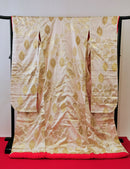 色打掛 花嫁衣装 豪華 逸品 刺繍 婚礼 結婚式 ウエディング 古着◆twu227