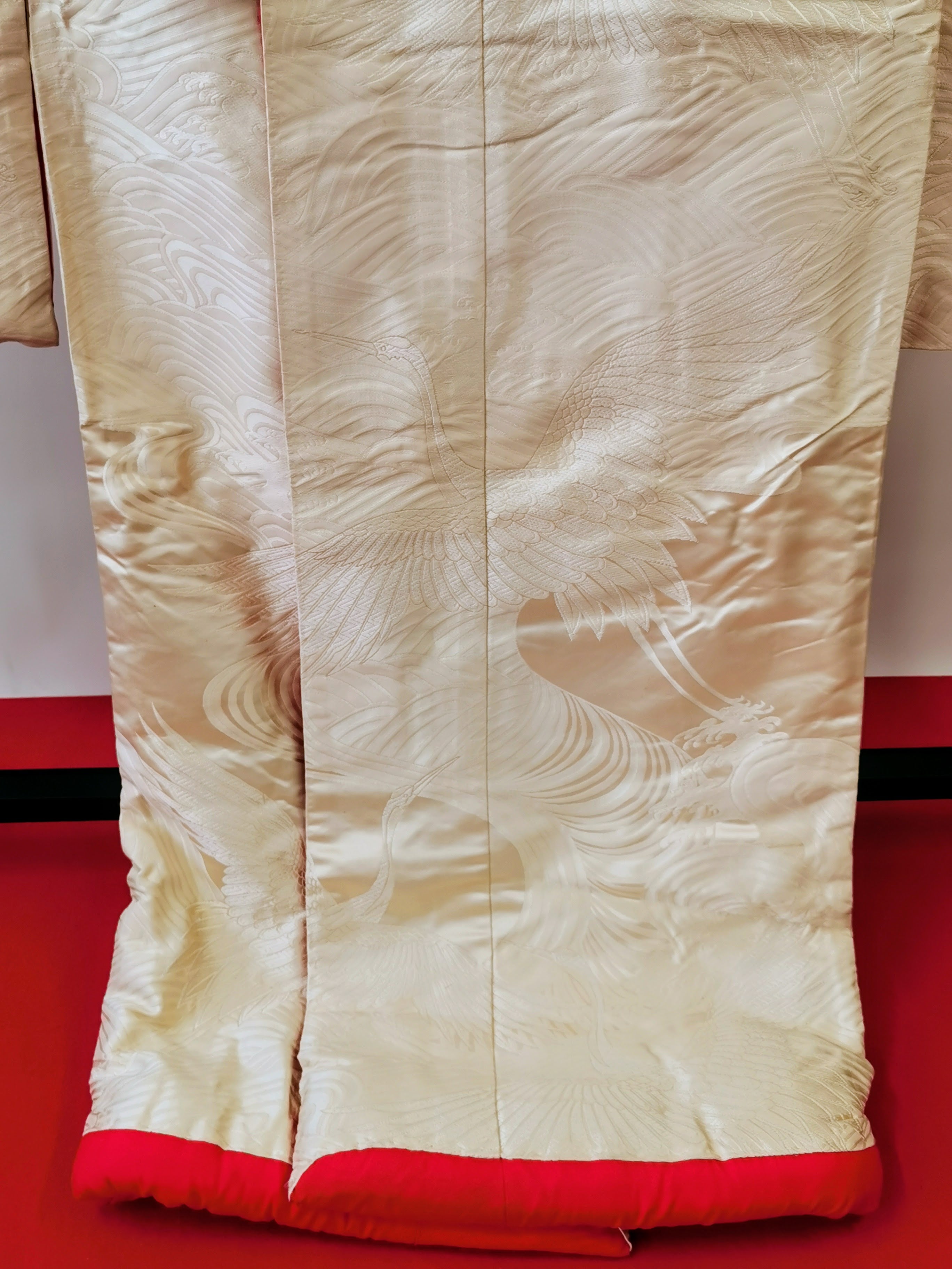 色打掛 花嫁衣装 豪華 逸品 刺繍 婚礼 結婚式 ウエディング 古着◆tu236